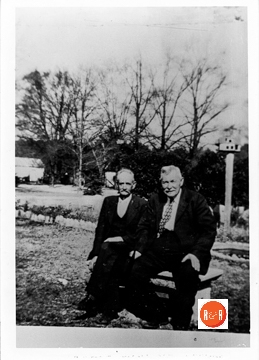 Joseph Walter Bankhead (rt), was the Lowry’s librarian at the Free Library. Also pictured is Robert Edward lee of the Blackstock Community who was also a farmer. Courtesy of the Pettus Archives at Winthrop University – 2014