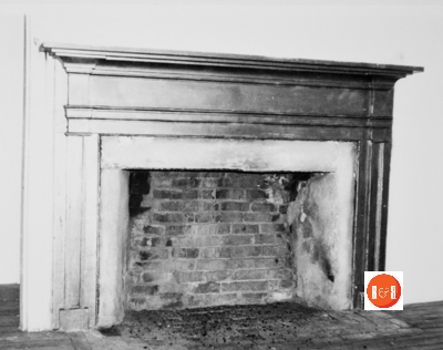 Interior mantel piece found at the historic Cornwell Inn circa 1986 – SC Dept of Archives and History