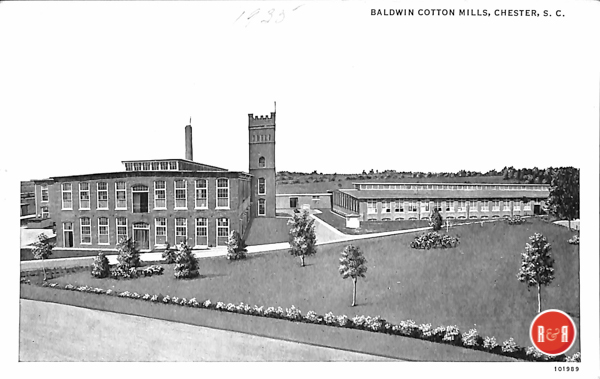 Delivery of goods to local Chester Textile Mills kept the trains busy.  Baldwin Mill - Courtesy of the AFLLC Collection - 2017