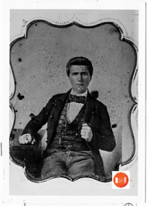 Wm. Cloud Hicklin (1841 - 1917), image taken in circa 1860. He was the son of James C. Hicklin and Rebecca N. Poag Hicklin. Courtesy of the Pettus Archives at Winthrop University