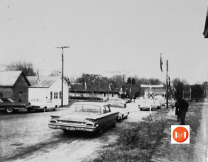 Broad Street in Richburg, S.C., looking north. Courtesy of the CDGS.