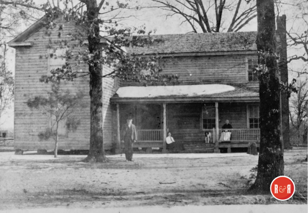 Wm. Newton Gaston, Mary McCullough Baskin Gaston and Ethel at the Gaston's Homeplace