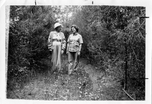 Gene Agee and Jean Nichols were close friends and leaders in the establishment of the Chester District Genealogy and Historical Society of Chester County, S.C., others not pictured were early members: Frances Anderson Gilmer, Louise Kelley Crowder, Coy F. Stroud, Jean Hickin Nichols, Louise Knox, Rose Knox Cauthen, Mattie Adams Plyer and Mary Kell Wade. Courtesy of the Pettus Archives at Winthrop University - 2014