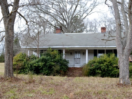 The home of Fannie Lea Wooten, whose husband "Ira" who had allowed Robert Moore to live in the simple dwelling during his lifetime. 