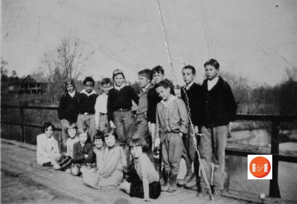 Bob Mayben’s class playing hooky from the Lando School. Courtesy of the Wherry Family Collection, 2013