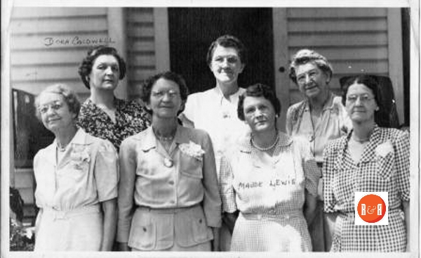 Taken of the seven Guy sisters in 1947 (Lt-Rt on bottom row) Ida Steele, Florence Jenkins, Maud Lewis, Daisy Westbrook, (Back row Lt-Rt) Dora Caldwell, Essie Guy, Sue Johnston
