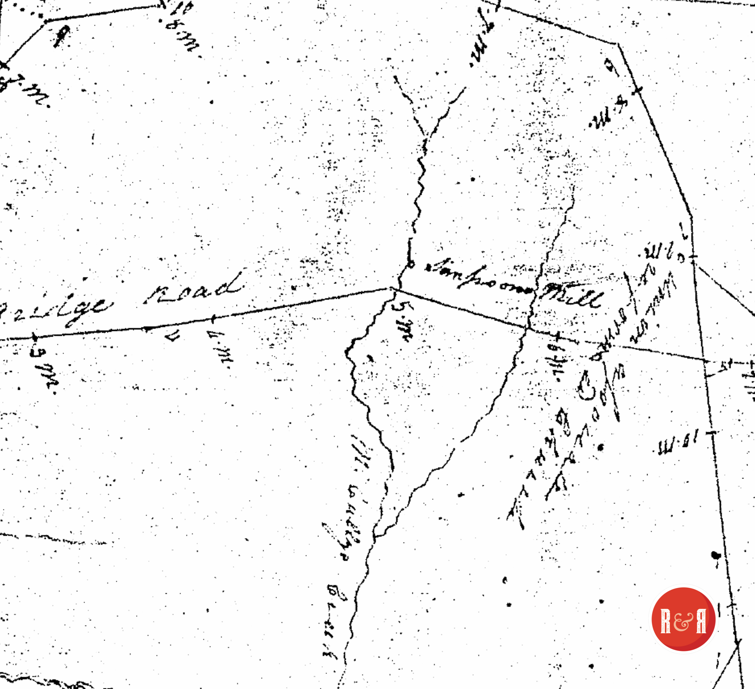 ENLARGEABLE BOYD'S MAP SHOWING SIMPSON'S MILL - 1818