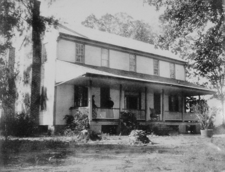 Historic image of the Backstrom – Marion home. [Courtesty of Roxann Y. James and Ann Marion]