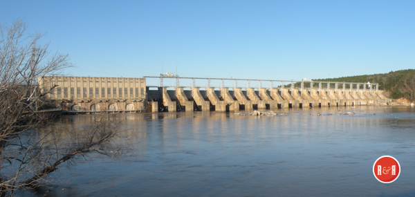 Image of the Nitrolee Dam, courtesy of Ann L. Helms - 2018
