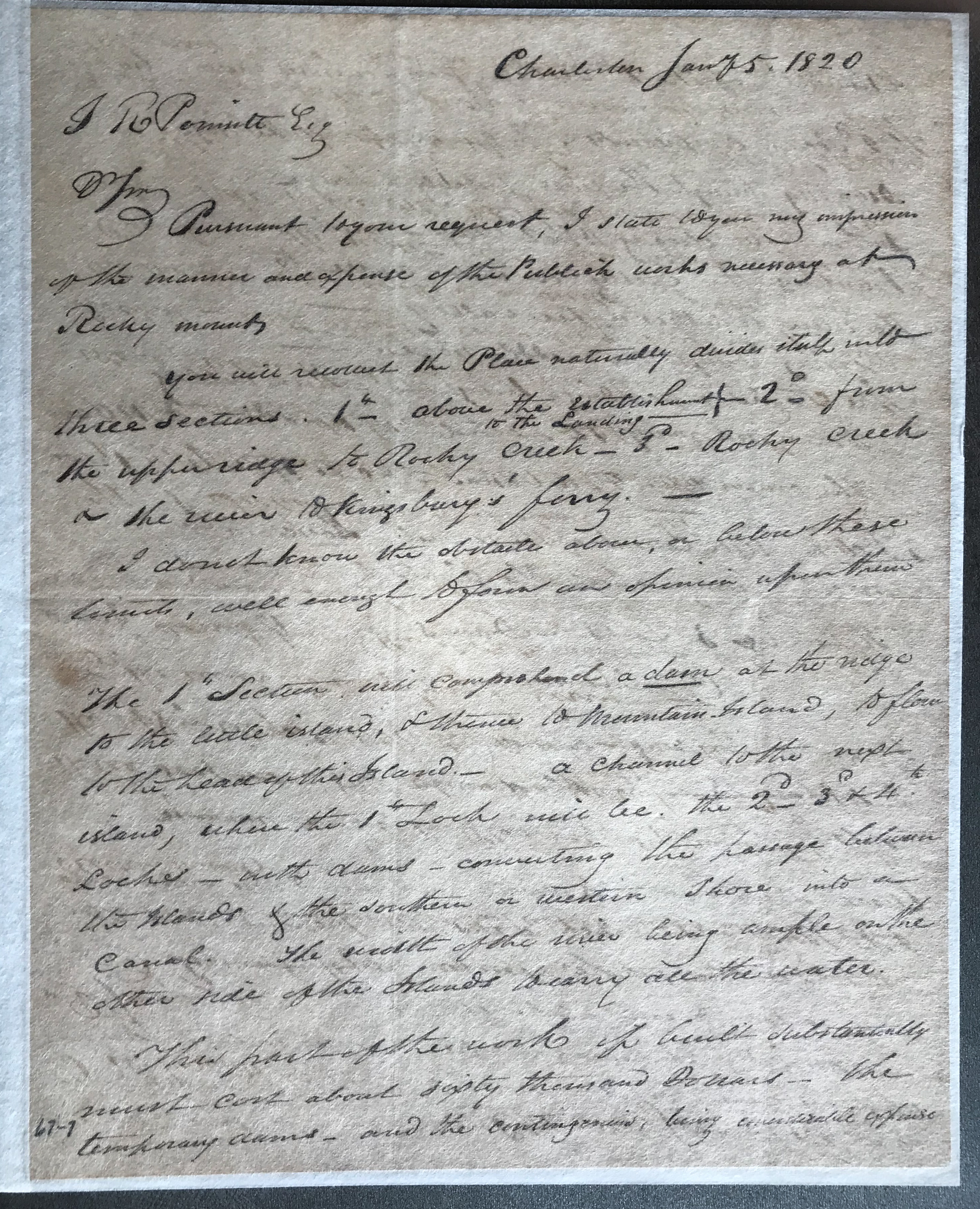 CONTRACT FOR CONSTRUCTION - 1820, p. 1