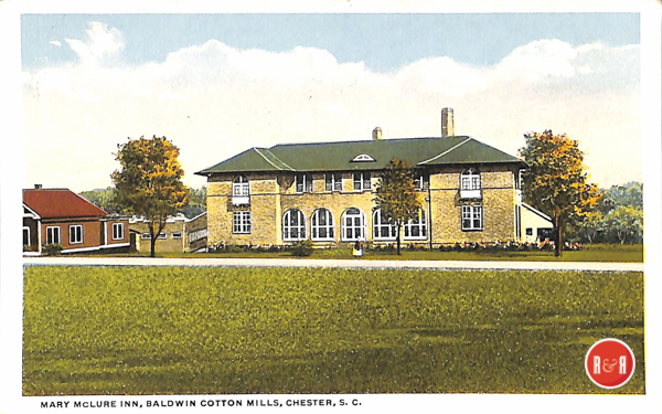 Mary McLure Inn at the mill.  Former Supt.'s house. Courtesy of the AFLLC Collection - 2017