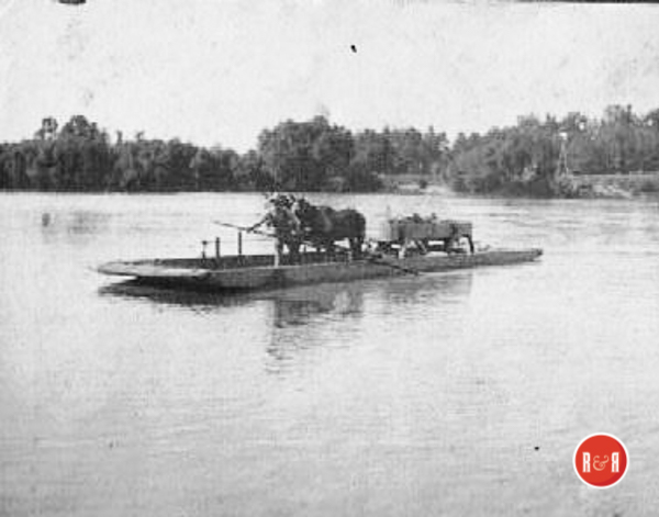 Image of an early ferry on the Catawba, location unknown.  Courtesy of the White Family Collection Aug. 21-28, 1905 - Trip taken to the Catawba Falls from Rock Hill.  Courtesy of the White Family Collection @ WU Pettus Archives