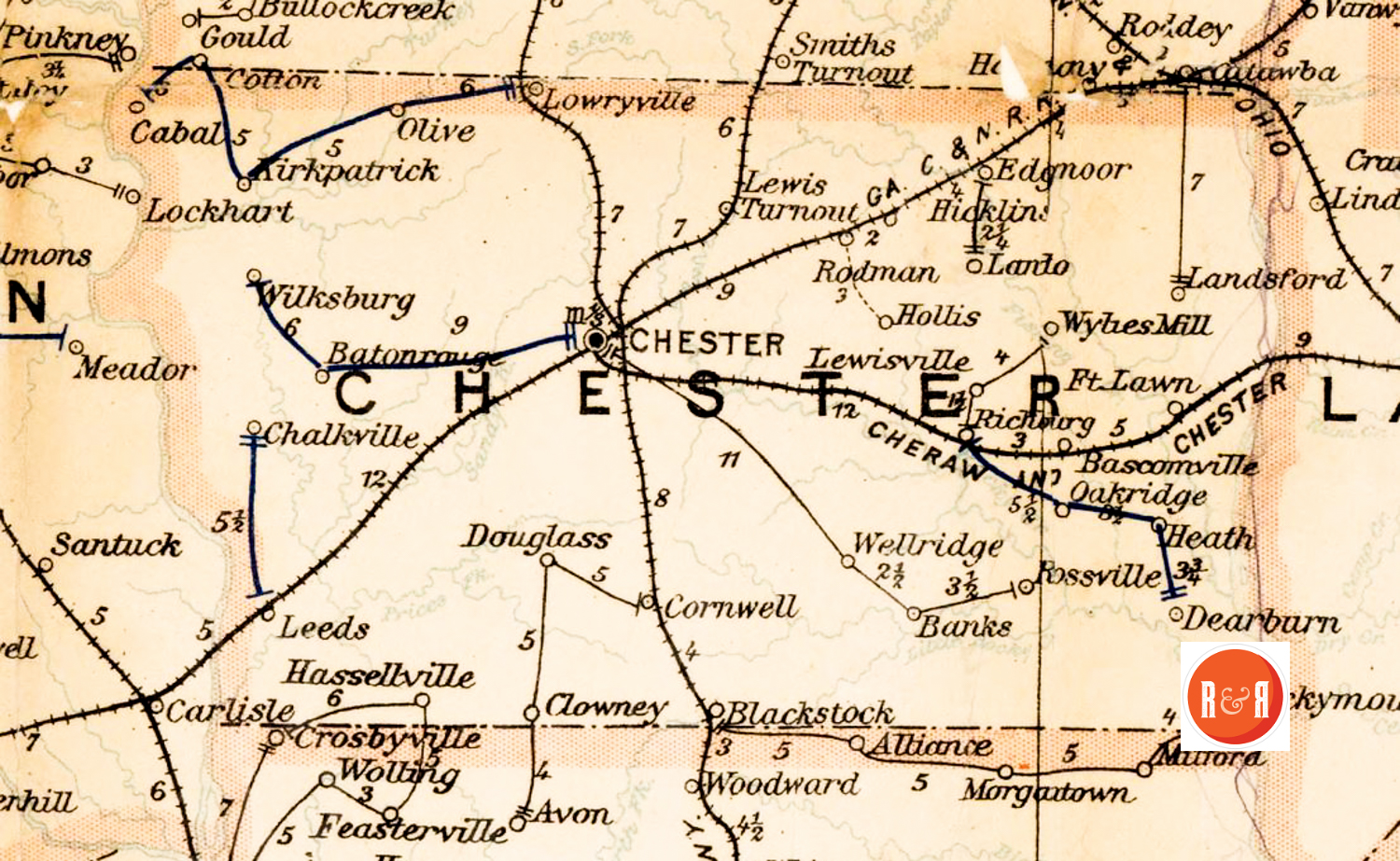 CHESTER COUNTY PO MAP