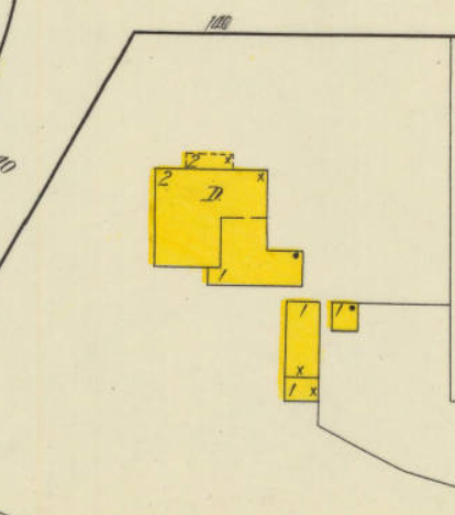 #140 Center Street in 1917 –  Sanborn Insurance Map
