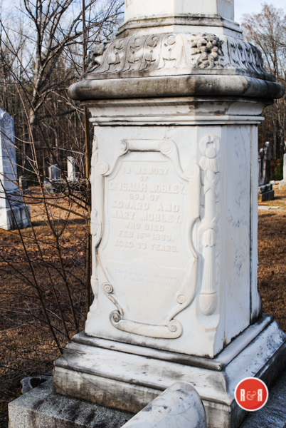 Monument at Woodward Baptist Church, to Dr. Mobley, (1806-1859).