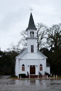 Three of Walterboro's outstanding pieces of historic church architecture. Courtesy of AFLLC - 2014