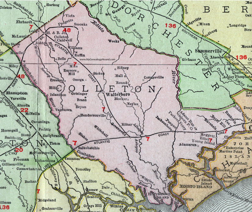 Myrtle Grove Plantation Colleton County S C Colleton County