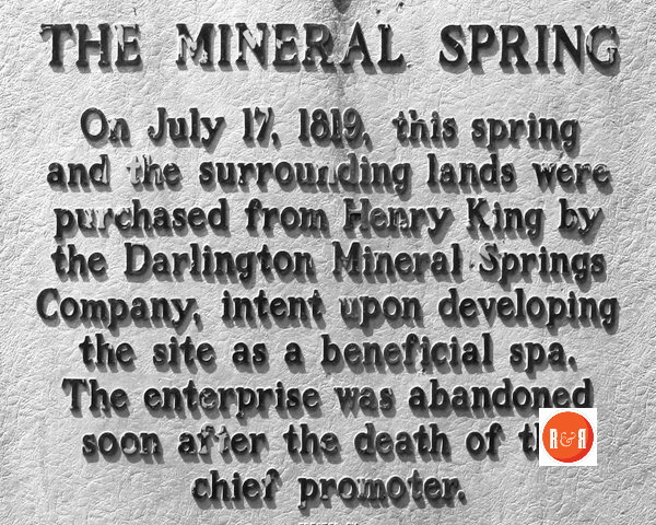 Mineral Spring