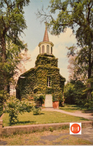 Postcard view of the church. Courtesy of the Martin Postcard Collection - 2014
