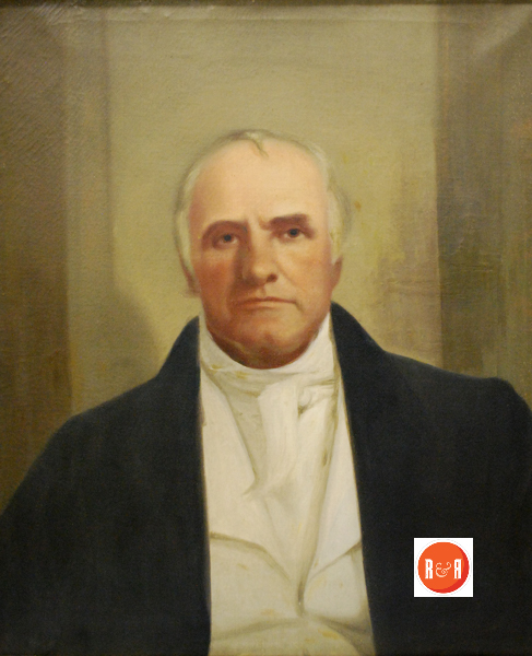 Oil painting of Dr. Wm. Bratton, Jr. of York and Fairfield Counties, S.C. He was the son of Rev. Col. Wm. and Martha Bratton of what is in 2015 Historic Brattonsville.