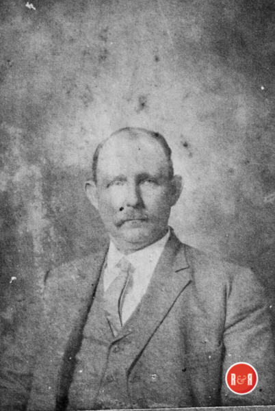 Walker L. Kirkpatrick of Winnsboro, S.C.  Mr. Kirkpatrick sold his farm in the country, ca. 1910 and moved his family into Winnsboro to begin the Homestore Grocery on South Congress Street.  Image courtesy of the Kirkpatrick Family Collection - 2018
