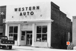 The second location of the Western Auto Store. Courtesy of the SCDAH
