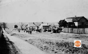 Image of West Moultrie Street prior to widening. Courtesy of the Van Center Collection