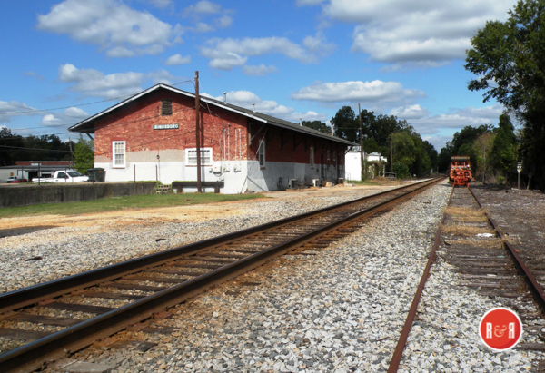Winnsboro Freight Station - Courtesy of photographer Ann L. Helms, 2018