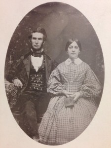 Mr. and Mrs. O.R. Thompson's elegant photograph, the builders of this impressive house.