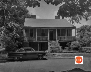 Circa 1952 image of the Brice home prior to restoration. Image by Earnest Ferguson