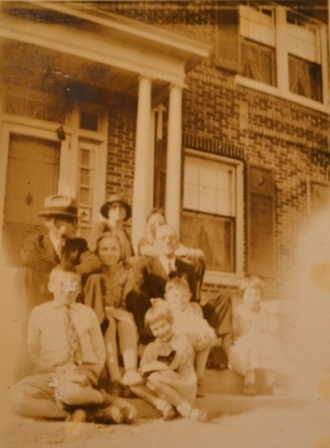 James M. Lyles family at their home at 210 West High Street.
