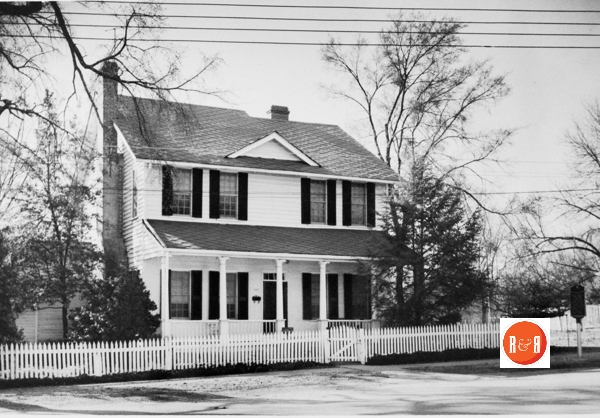 Image of the home in the mid 20th century.