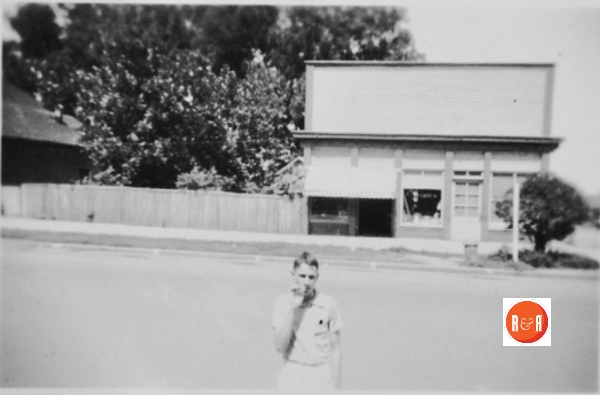 John M. Harden in front of Harden’s Hardware Store on Congress St., Winnsboro, SC [Courtesy of the Fairfield County Pictorial Book]