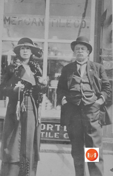 Mr. and Mrs. George Landecker were known as very fashionable dressers.  Courtesy of the Van Center Collection