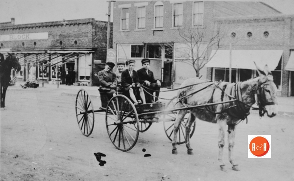 Attributed to local photographer Van Center in ca. 1910 Notice the Desporte and Belk store are in the background.