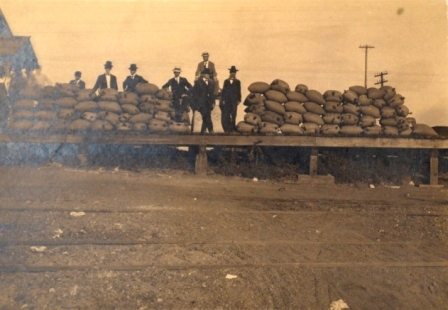 Another view of the freight depot – platform, undated.