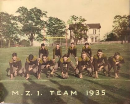 Mt. Zion Institute’s Football team dated 1935.
