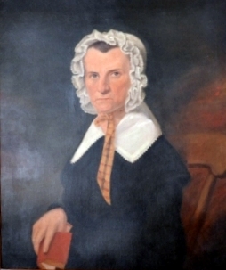 Ms. Meadows portrait from Feasterville attributed to George L. Ladd