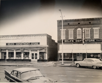 View of the Belk Dept. Store in the 1960’s.