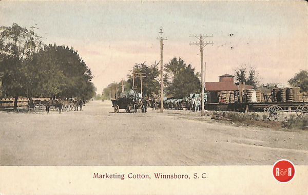 Cotton platform in Winnsboro, S.C. Courtesy of the AFLLC Collection - 2917