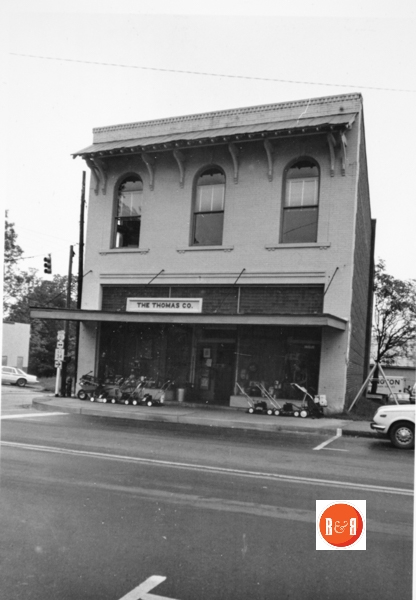 Thomas Store in the early 1980’s – Courtesy of the SC Dept. of Archives and History