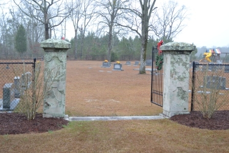 Reported to be the small gate posts from the Peay Plantation.