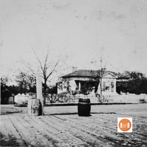 Image of the home taken at the turn of the 20th century by local photographer, Mr. Van Center. Courtesy of the Center Family Collection
