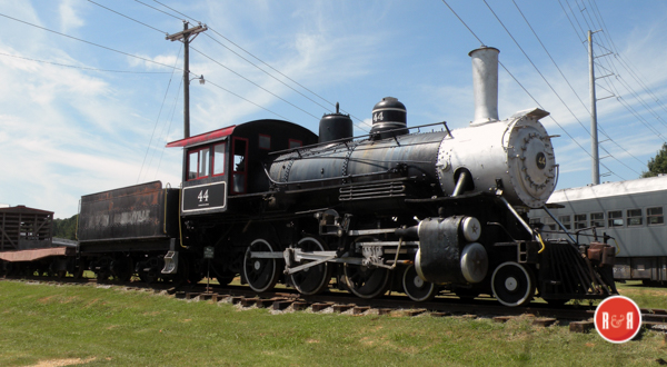 H&B Engine #44 at the Train Museum: Image courtesy of photographer Ann L. Helms - 2018