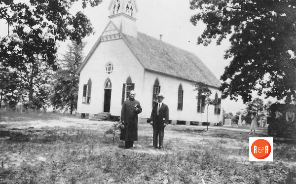 Early image of Salem Presbyterian Church, ca. 1920 - Courtesy of the Dan Wilson Collection, 2015