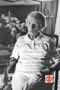 Mrs. Margaret P. Sanders talks lovingly of her cherished memories of the home and her extended family – 2014.