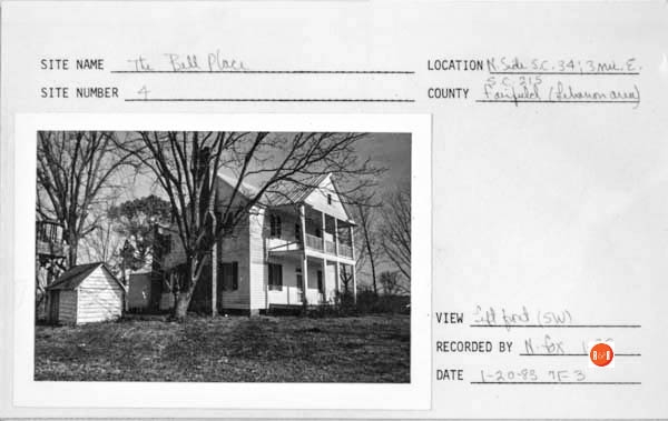 Courtesy of the SC Dept. of Archives and History – 1981