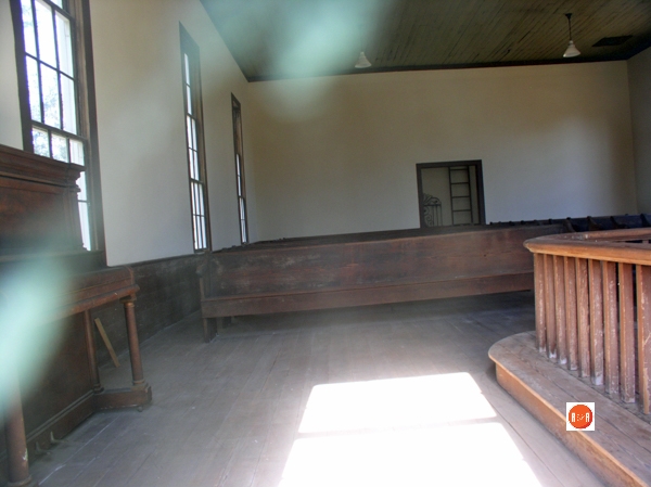 Interior view of the Ruff Chapel. Courtesy of photographer Bill Segars.