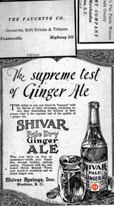 Shivar Ginger Ale was bottled in Fairfield County not far from the store.