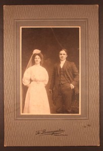 Walter A. Blaine and his wife Mary Augusta McFadden - Blaine. Mr. Blaine served as the local official signing death certificates in the Woodard community in the first part of the 20th century. Courtesy of Blaine Walker
